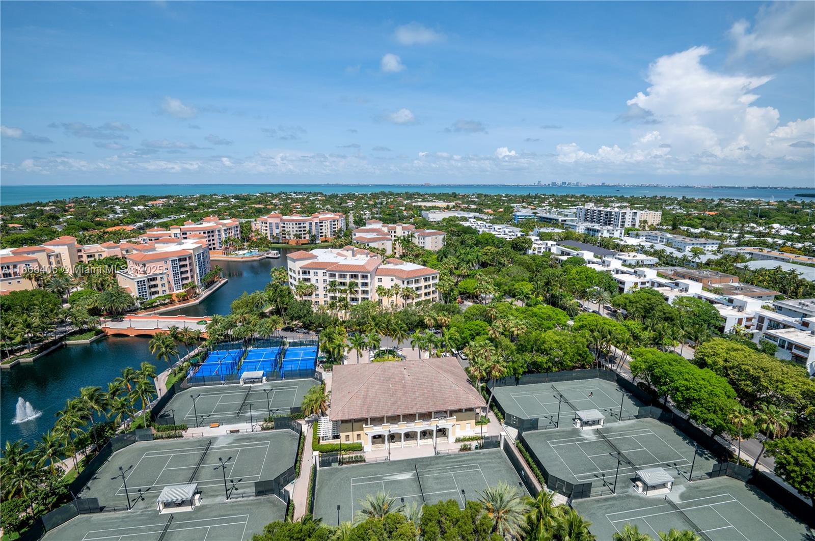 781 Crandon Boulevard, Unit 1802 Key Biscayne, FL 33149 - Photo 22 of 59 an aerial view of residential houses with outdoor space and river