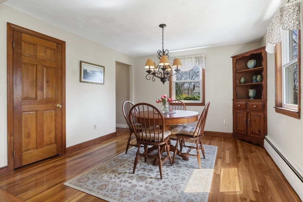 47 Irving Drive Walpole, MA 02081 - Photo 11 of 42 a dining room with furniture a rug and wooden floor