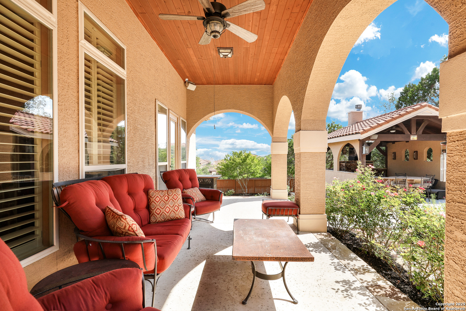 315 Santa Domingo Helotes, TX 78023 - Photo 38 of 50 a outdoor space with patio the couches and a potted plant