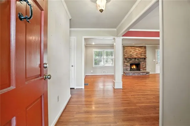 a view of an entryway