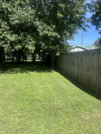 a view of a garden