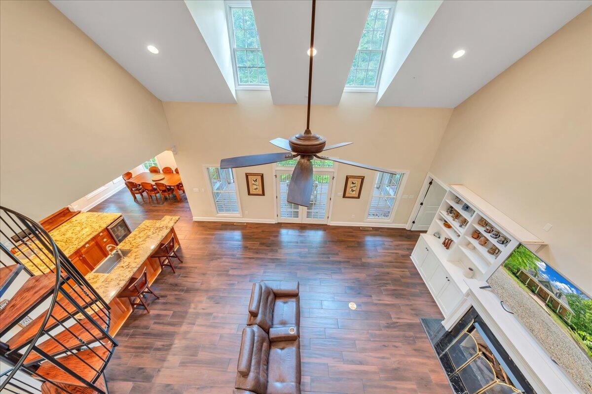 640 Flanders Road Callaway, VA 24067 - Photo 32 of 73 a view of livingroom with furniture and wooden floor