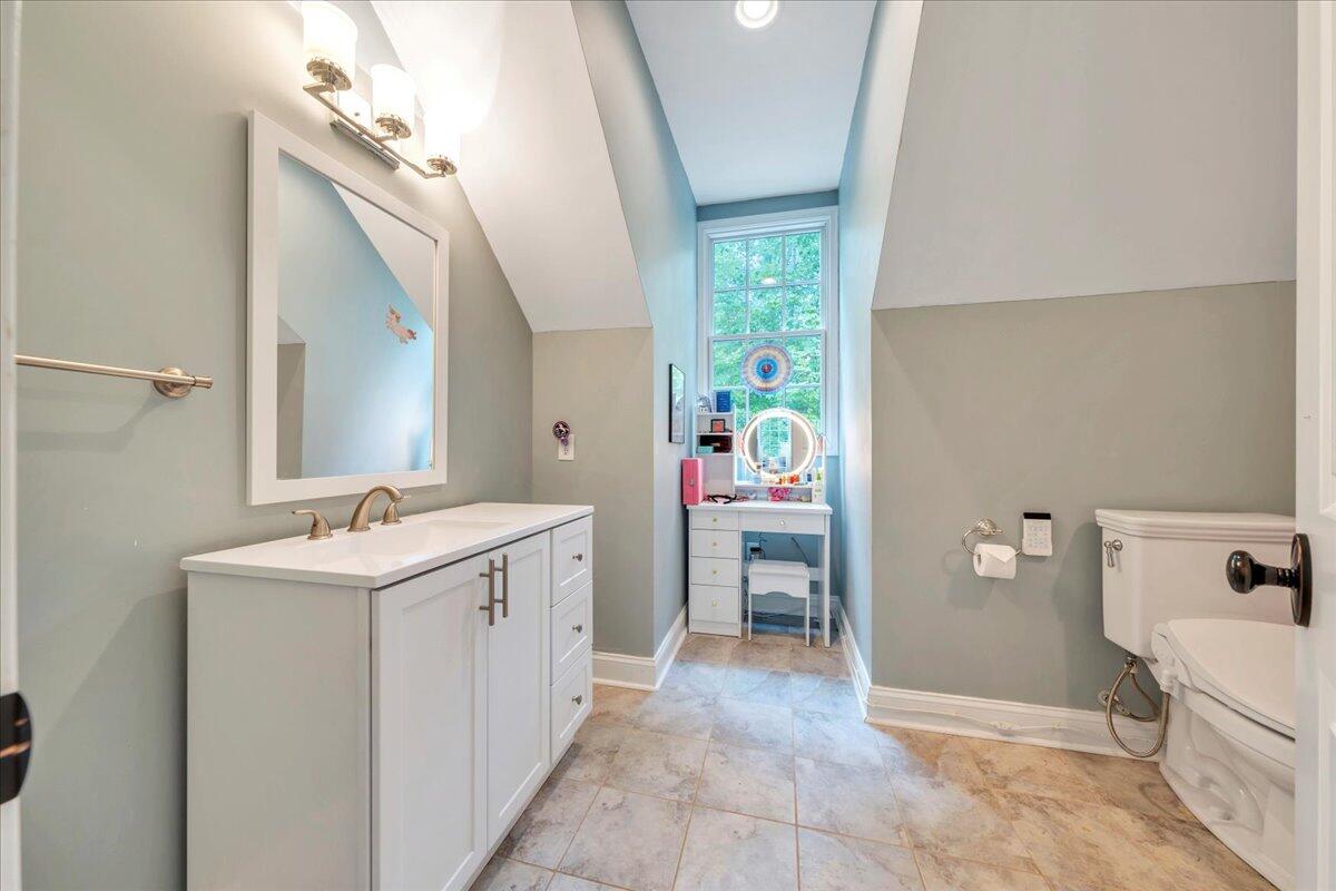 640 Flanders Road Callaway, VA 24067 - Photo 44 of 73 a bathroom with a sink toilet and a mirror