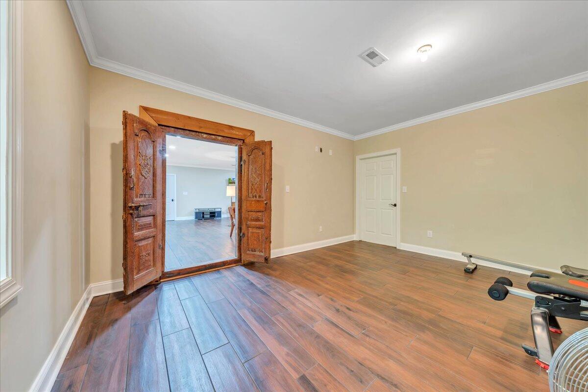 640 Flanders Road Callaway, VA 24067 - Photo 47 of 73 an empty room with wooden floor and closet