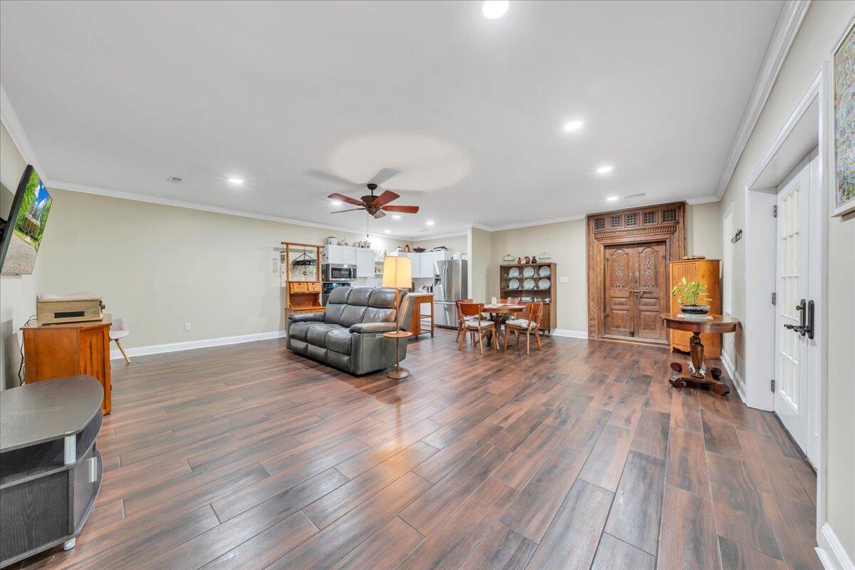 640 Flanders Road Callaway, VA 24067 - Photo 51 of 73 a living room with furniture and a wooden floor