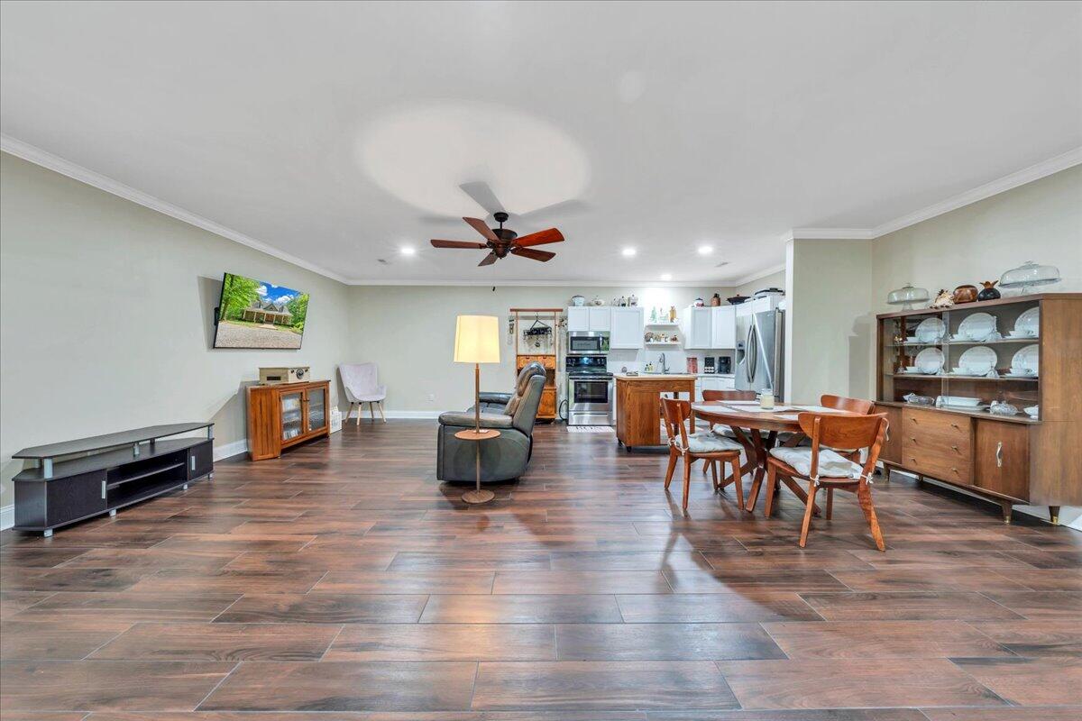 640 Flanders Road Callaway, VA 24067 - Photo 55 of 73 a living room with furniture and a wooden floor