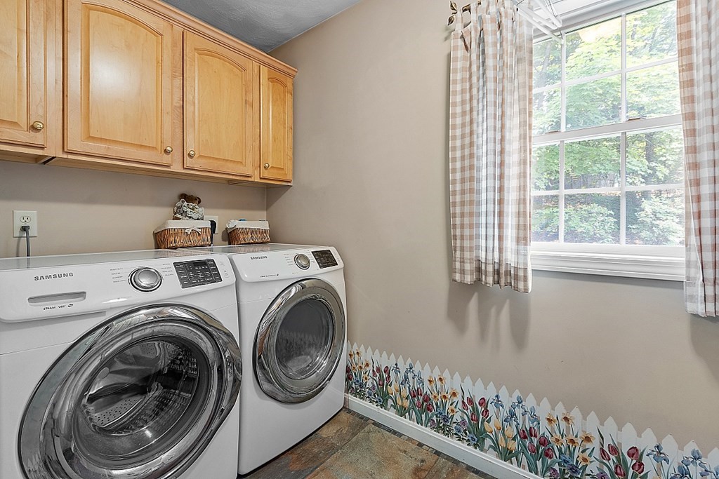 55 Rowley Hill Road Sterling, MA 01564 - Photo 20 of 42 a utility room with dryer and washer