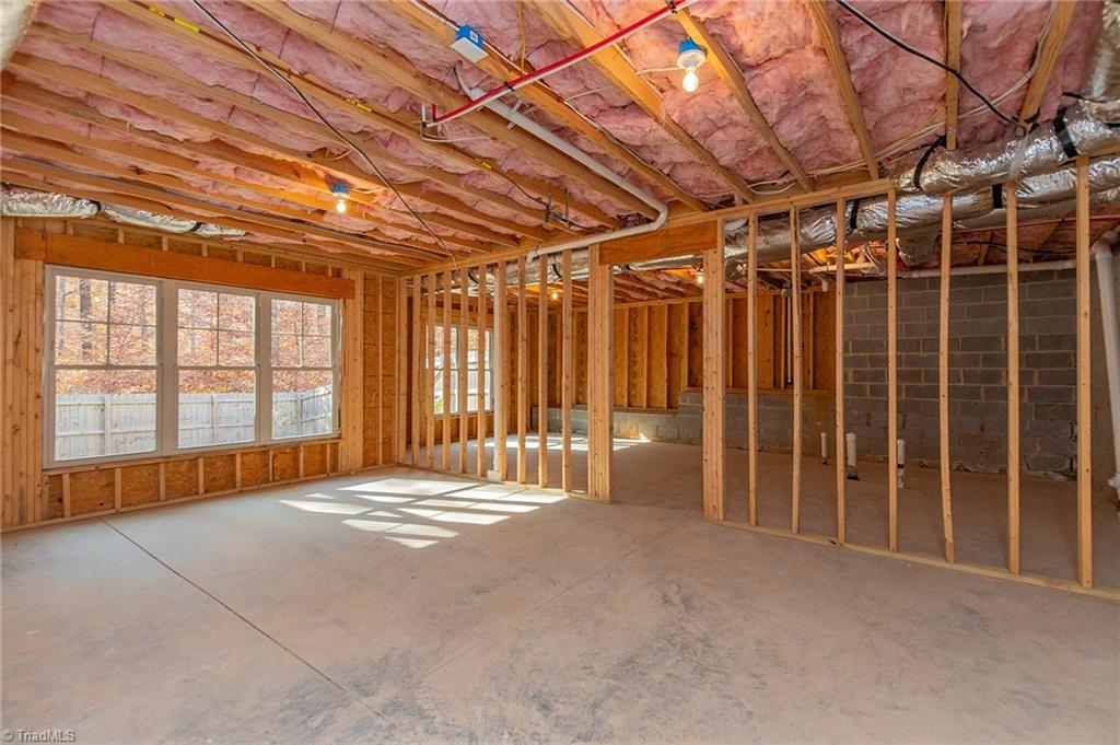 5083 Tower Road Greensboro, NC 27410 - Photo 41 of 50 Unfinished Basement