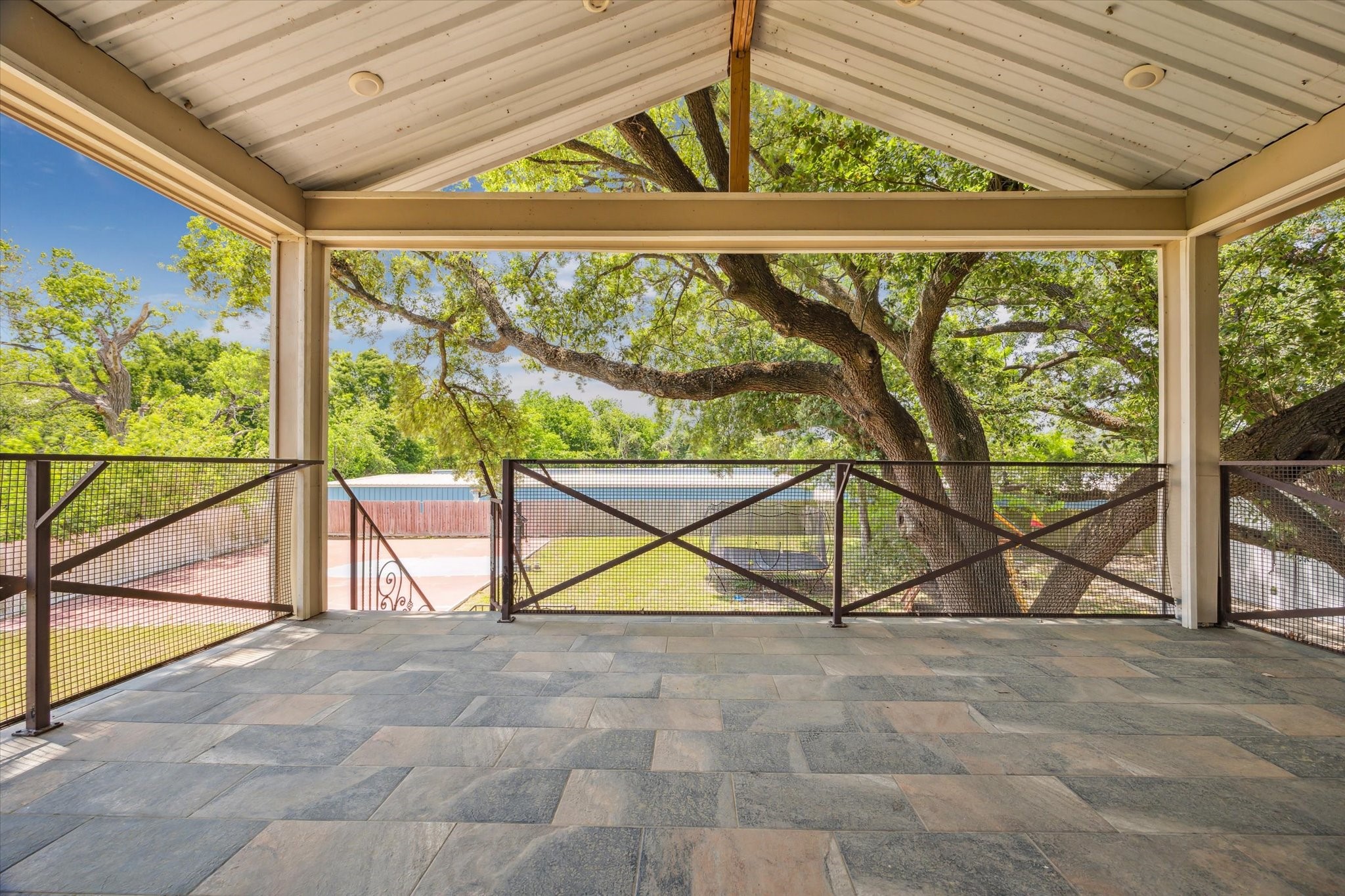 5530 Allen-Genoa Road Houston, TX 77504 - Photo 15 of 19 a view of outdoor space with wooden floor