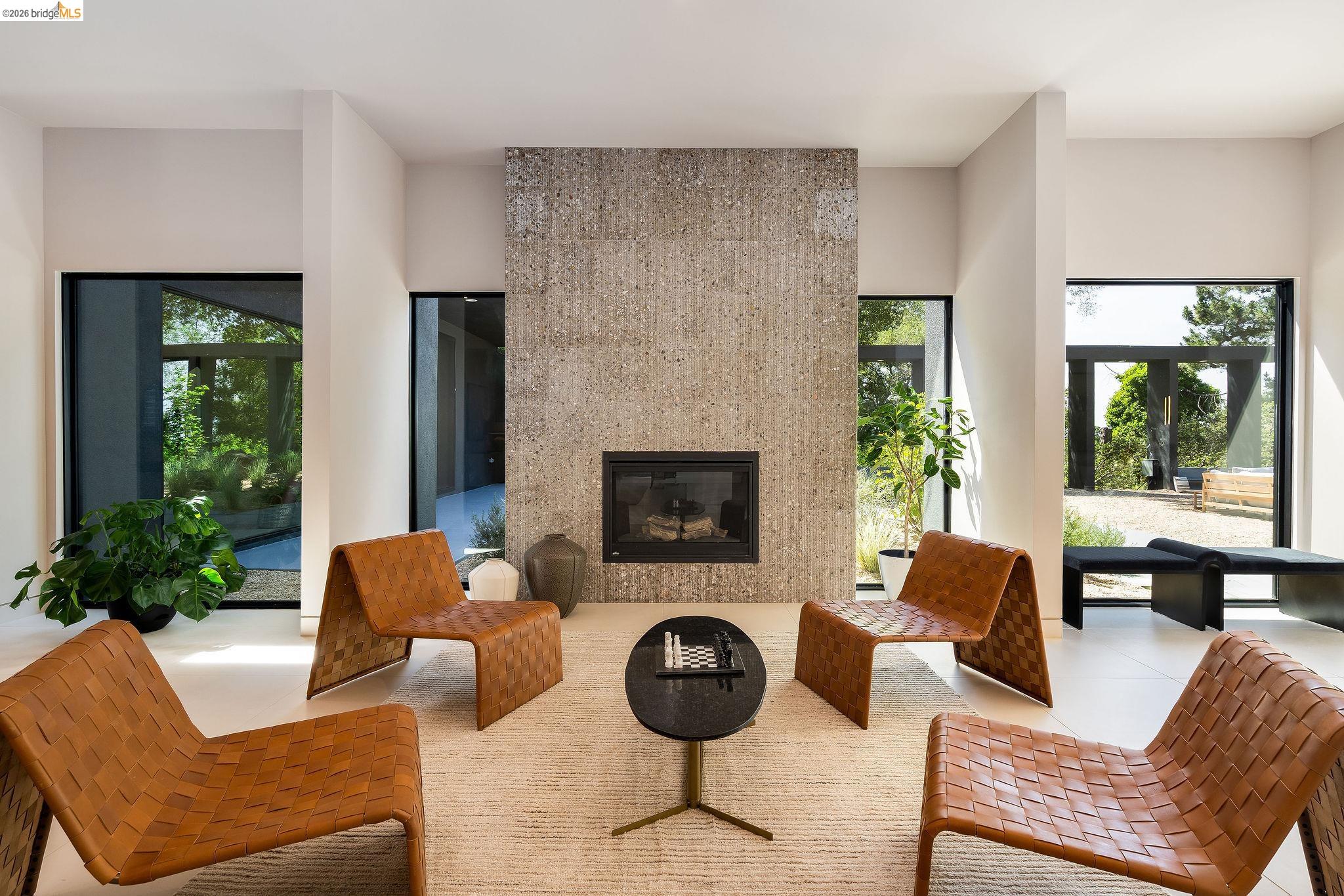 5645 Bacon Road Oakland, CA 94619 - Photo 13 of 60 Living area featuring a tiled fireplace