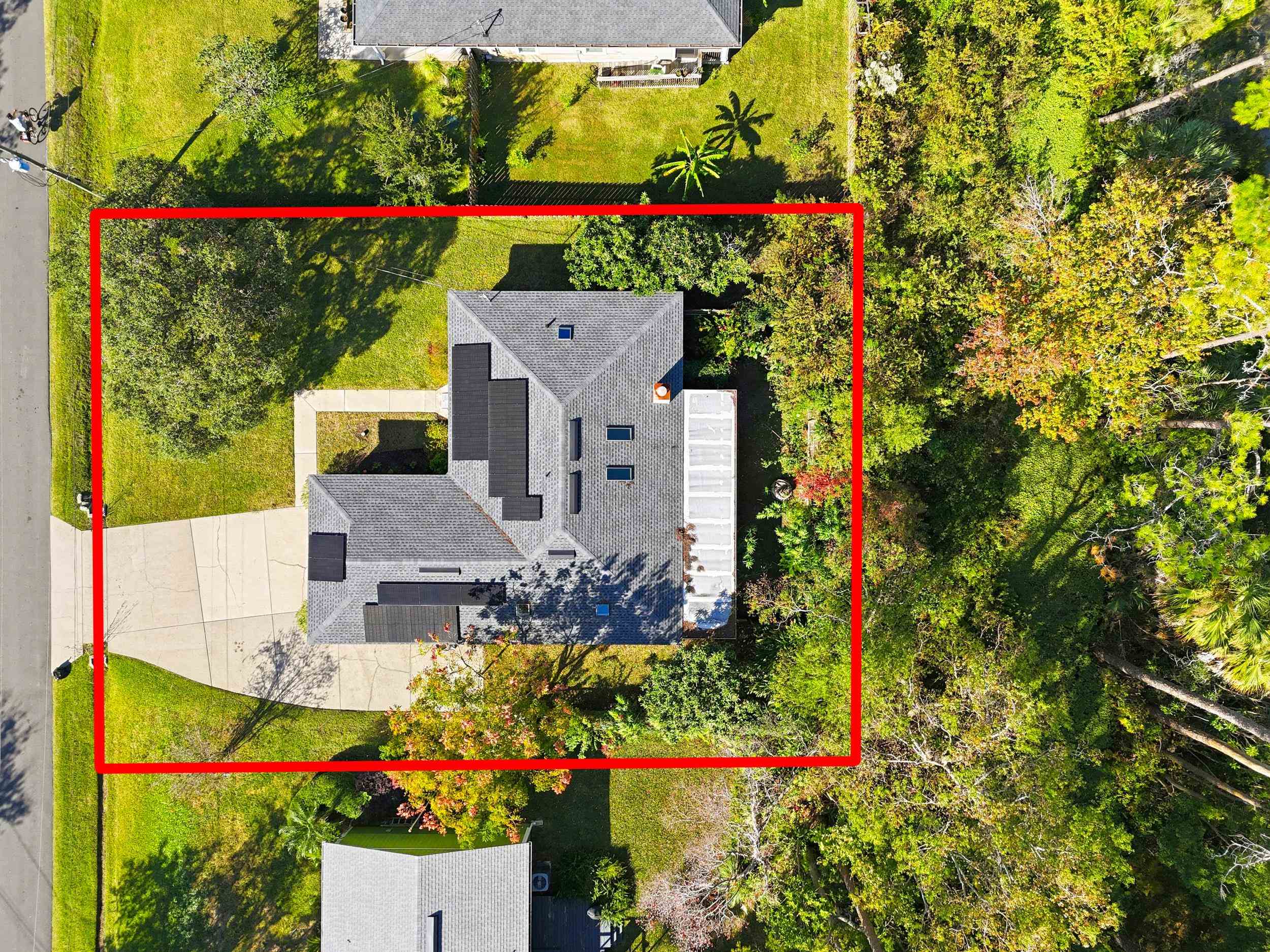 115 Segovia Road St. Augustine, FL 32086 - Photo 11 of 48 an aerial view of a house with a garden