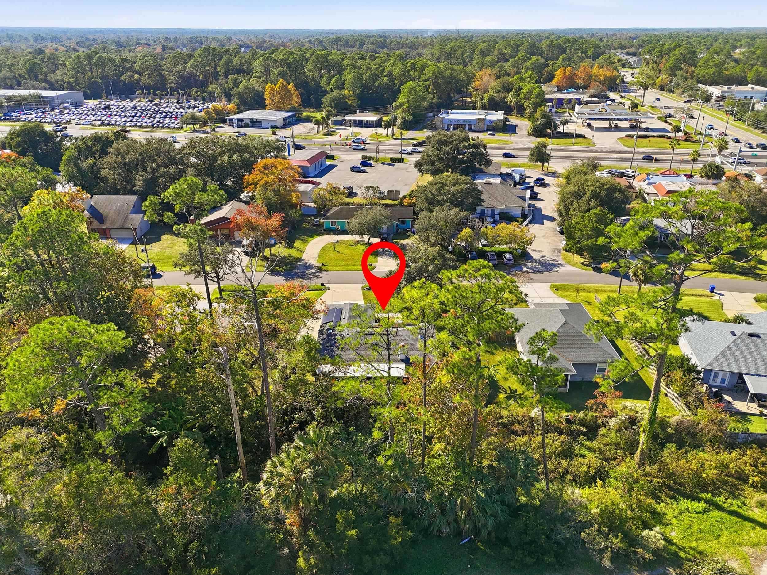 115 Segovia Road St. Augustine, FL 32086 - Photo 45 of 48 an aerial view of residential houses with outdoor space and trees