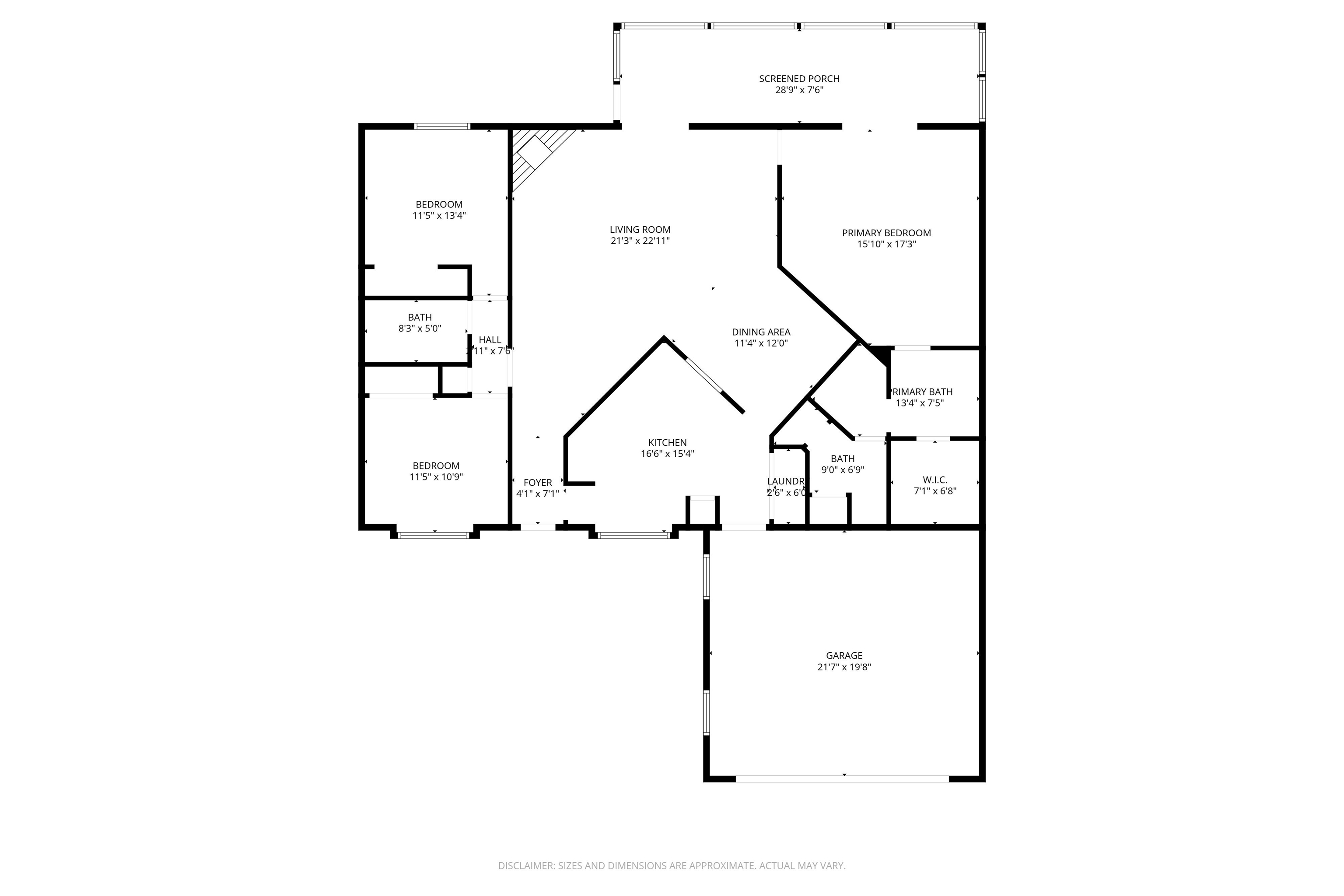 115 Segovia Road St. Augustine, FL 32086 - Photo 48 of 48 a picture of a floor plan