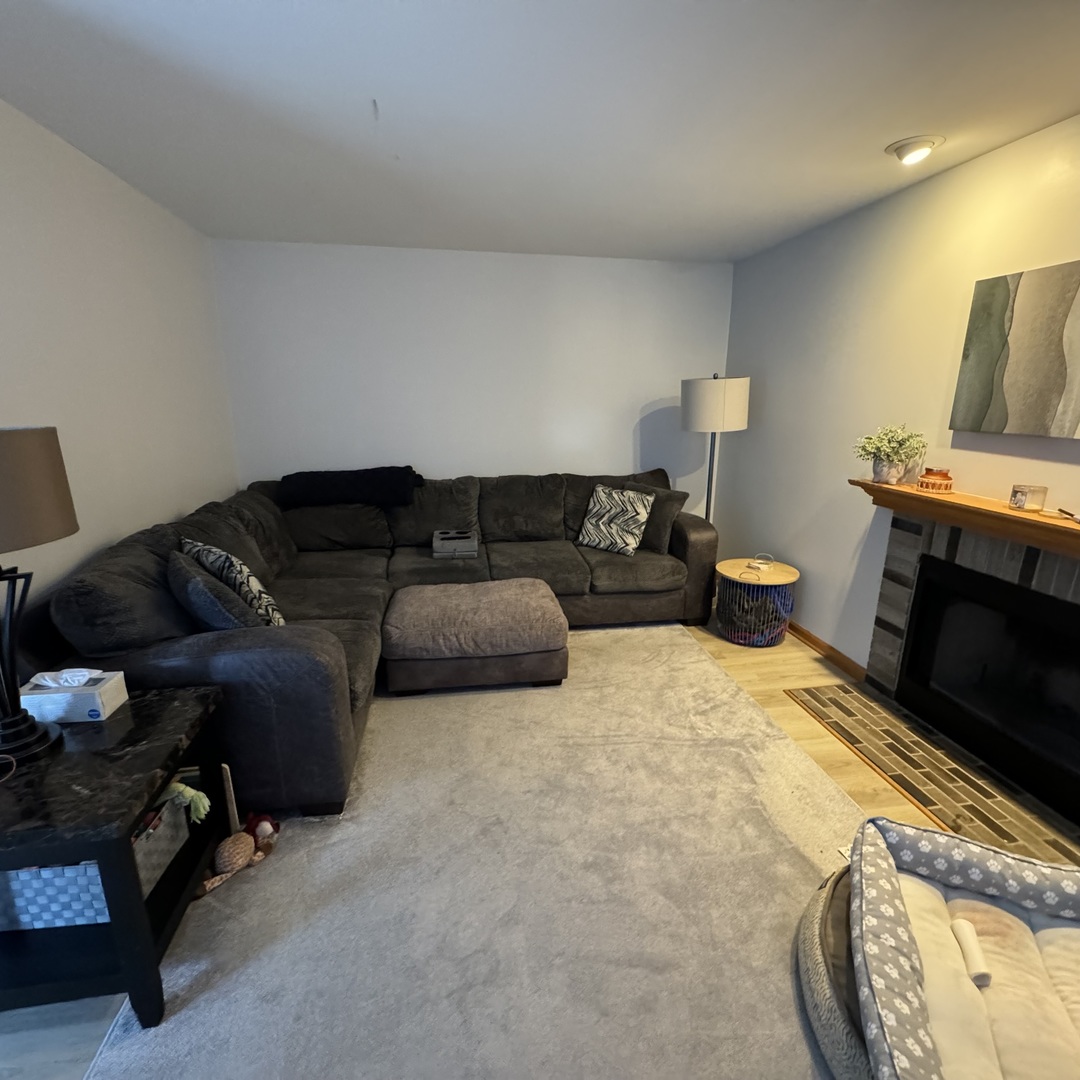 2614 Discovery Drive Plainfield, IL 60586 - Photo 9 of 28 a living room with furniture and a fireplace