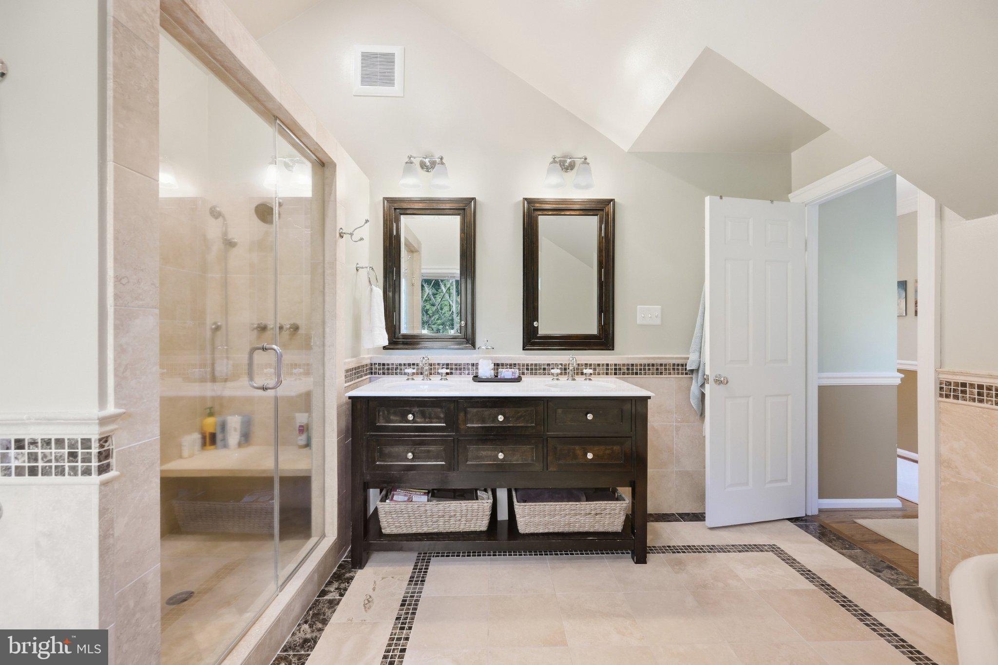 10804 Lockland Road Potomac, MD 20854 - Photo 29 of 47 Primary Bathroom with Dual Vanity