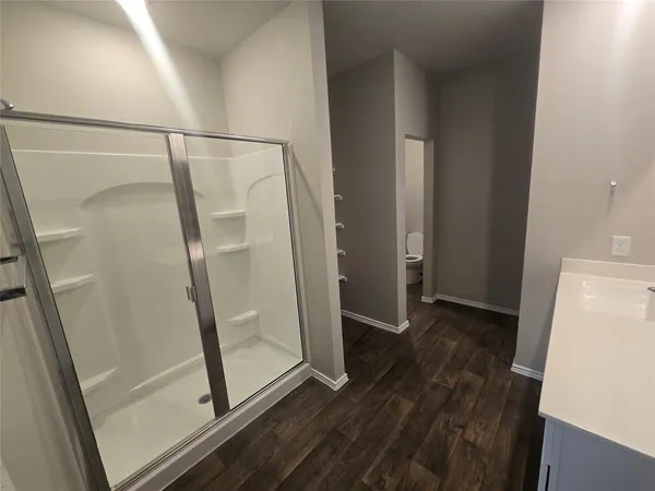 wooden floor in a gallery