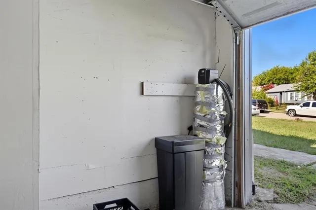 a close view of closet