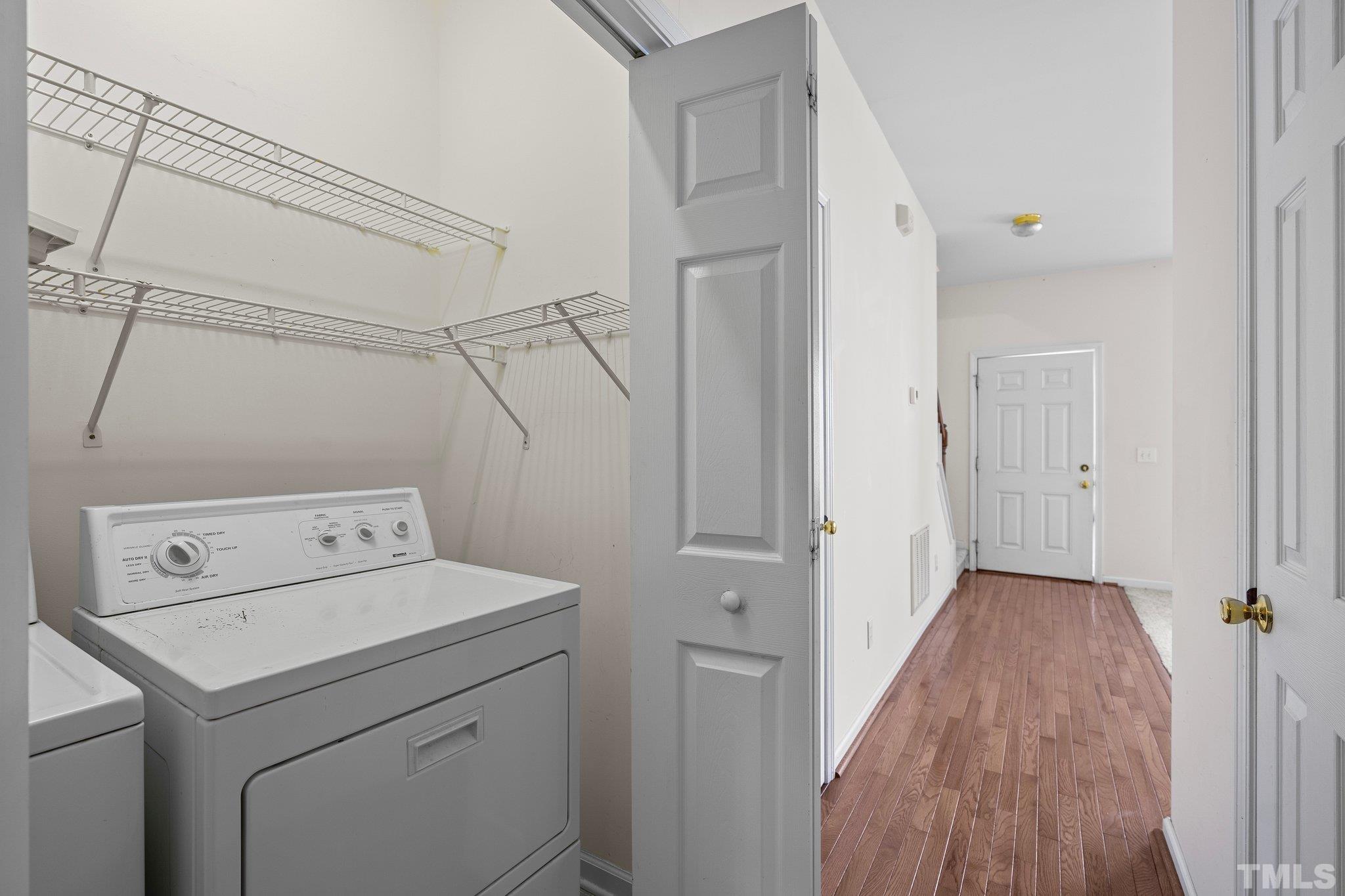 37 Lure Court Durham, NC 27713 - Photo 14 of 35 a view of storage and utility room with washer and dryer