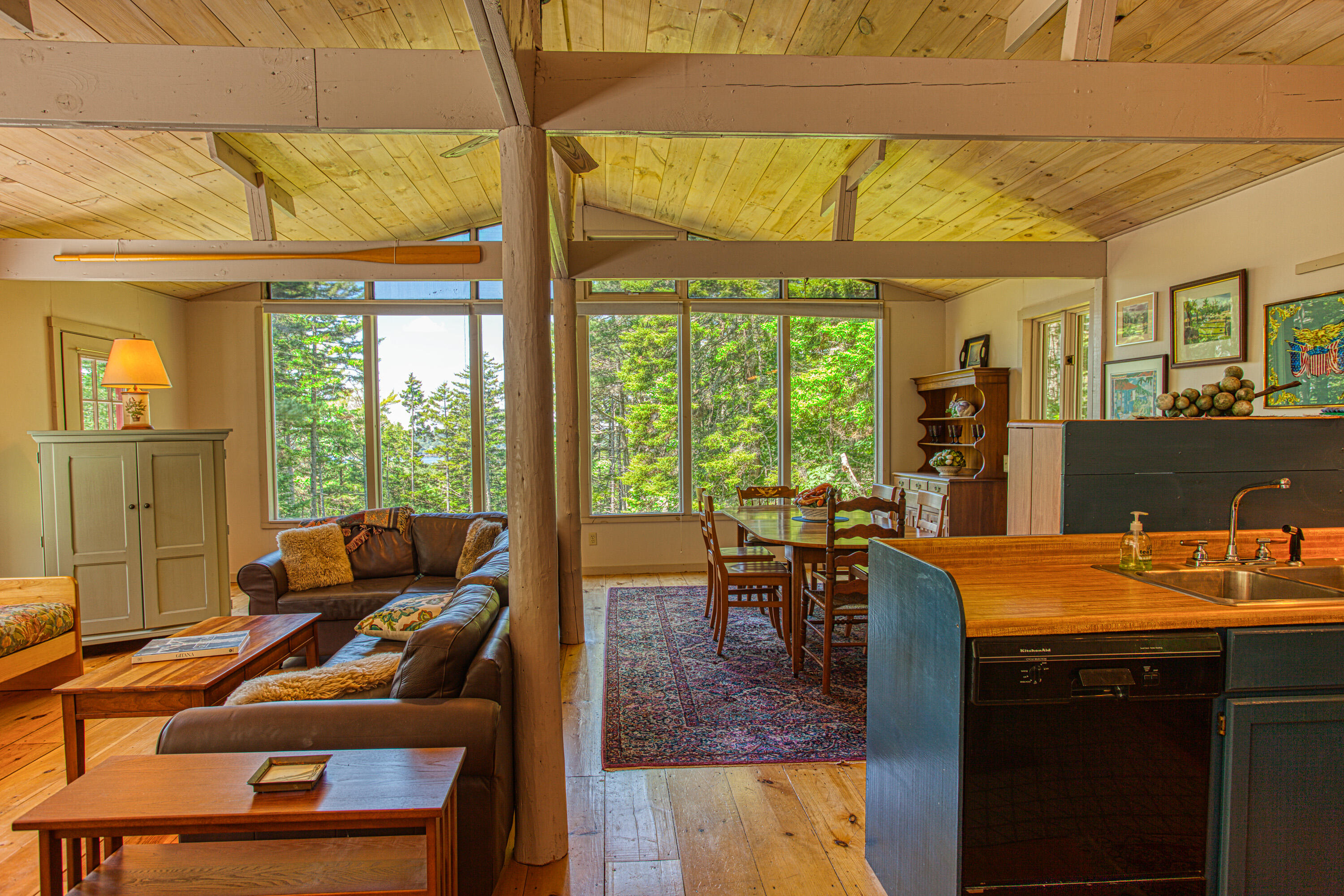 87 Crest Avenue Boothbay Harbor, ME 04538 - Photo 7 of 27 Westerly View from Kitchen