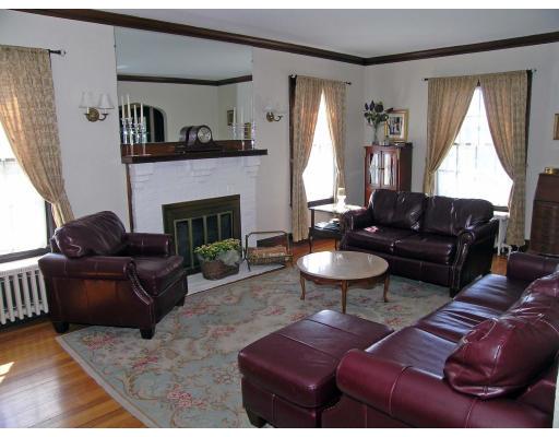 33 Gale Road Belmont, MA 02478 - Photo 4 of 13 a living room with furniture and a fireplace