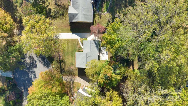 a aerial view of a residential houses