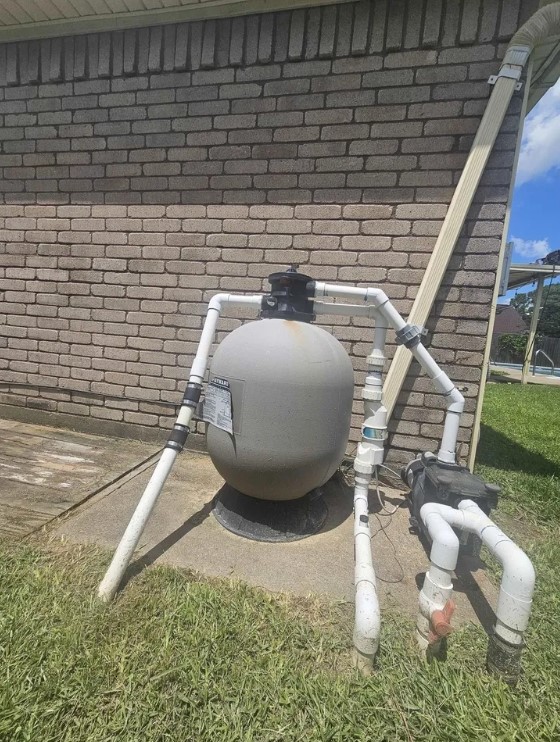 207 Thorn Ridge Street Bridge City, TX 77611 - Photo 18 of 19 a view of a backyard
