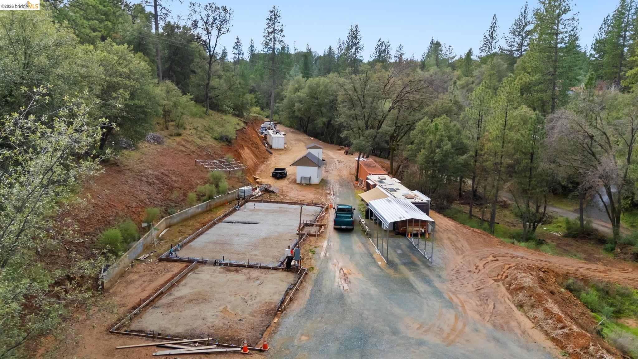 21901 Sawmill Flat Road Sonora, CA 95370 - Photo 19 of 24 an aerial view of a house with a yard