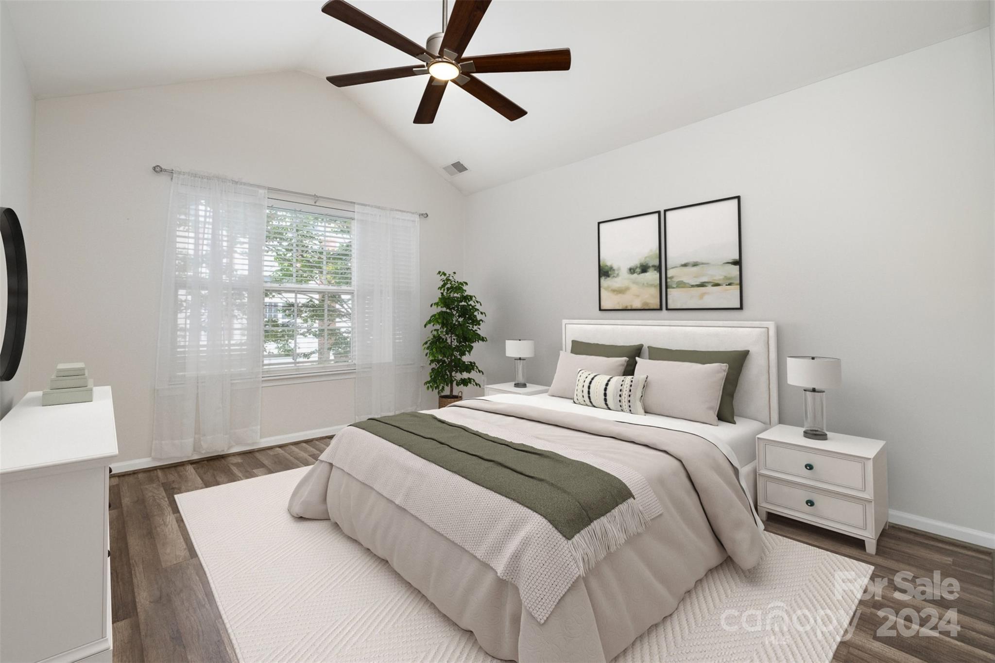 2149 Midnight Blue Lane Fort Mill, SC 29708 - Photo 18 of 30 a bedroom with a large bed and a window