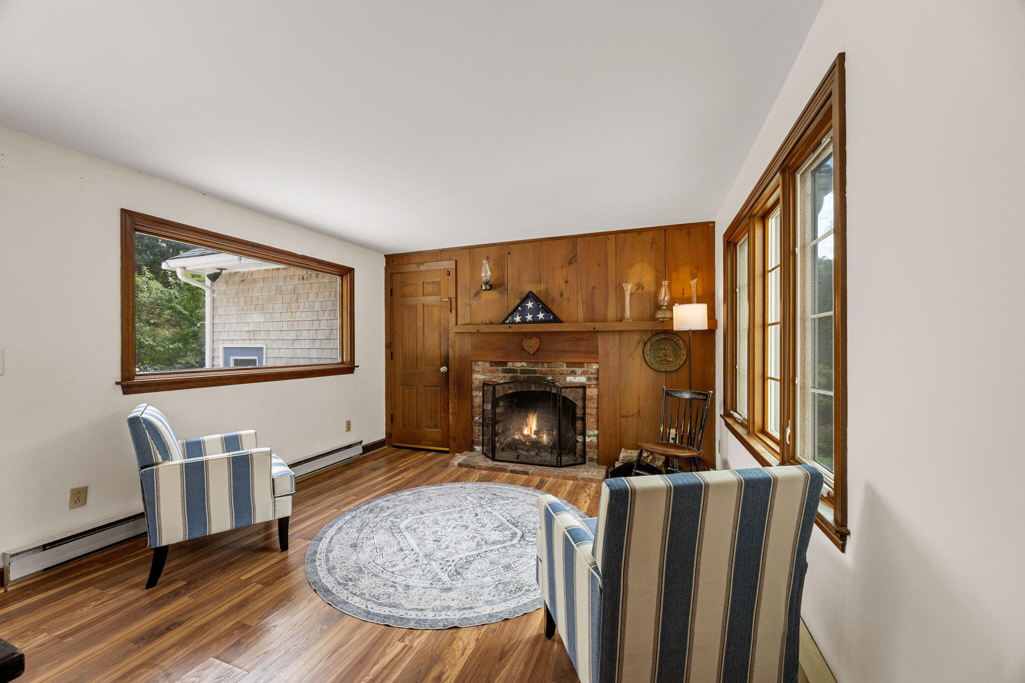 7 Horseshoe Circle Sandwich, MA 02563 - Photo 15 of 92 a view of living room with furniture and a fireplace
