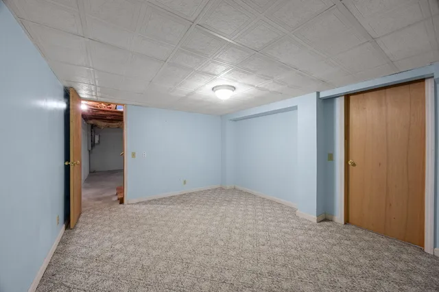 a view of an ocean and beach