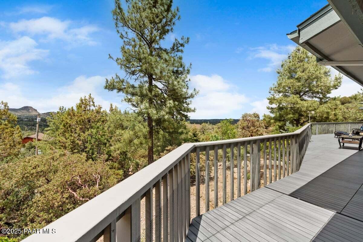 1289 Manzanita Hill Road Prescott, AZ 86303 - Photo 44 of 61 Deck View