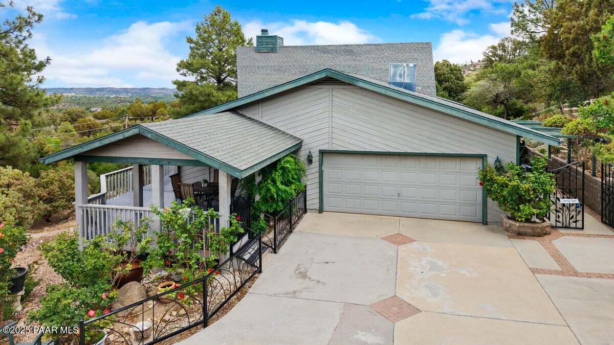 1289 Manzanita Hill Road Prescott, AZ 86303 - Photo 56 of 61 Aerial View Driveway