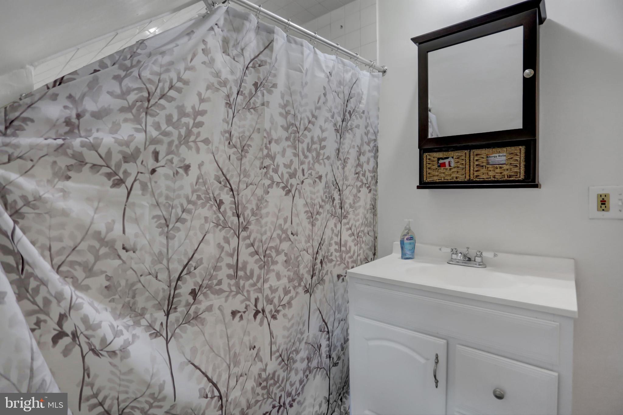 227 South Main Street Boonsboro, MD 21713 - Photo 31 of 53 a bathroom with a shower sink and mirror
