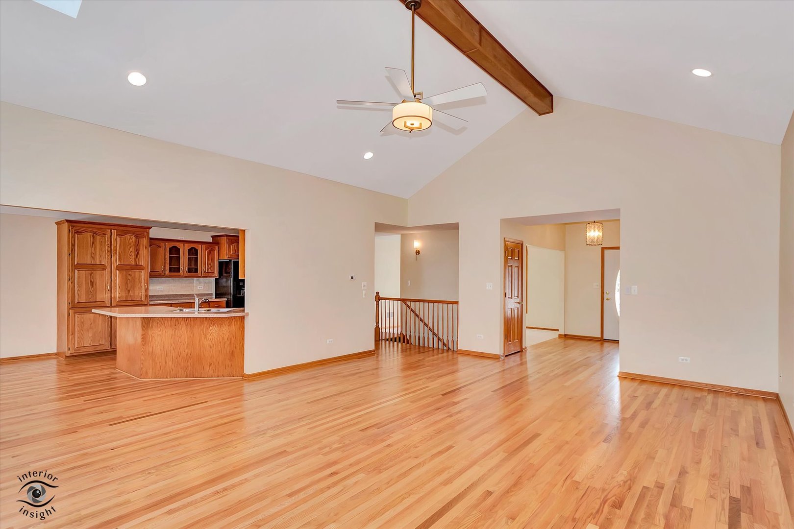 19612 Waterford Lane Mokena, IL 60448 - Photo 5 of 28 a view of empty room with wooden floor
