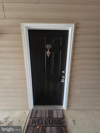 a view of a hallway to back yard