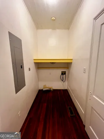 a close view of utility room