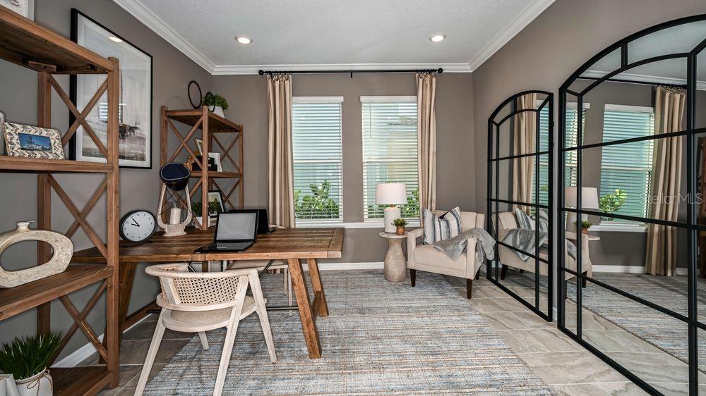 6917 Prairie Oak Way Nokomis, FL 34275 - Photo 7 of 28 a view of a livingroom with furniture window and wooden floor