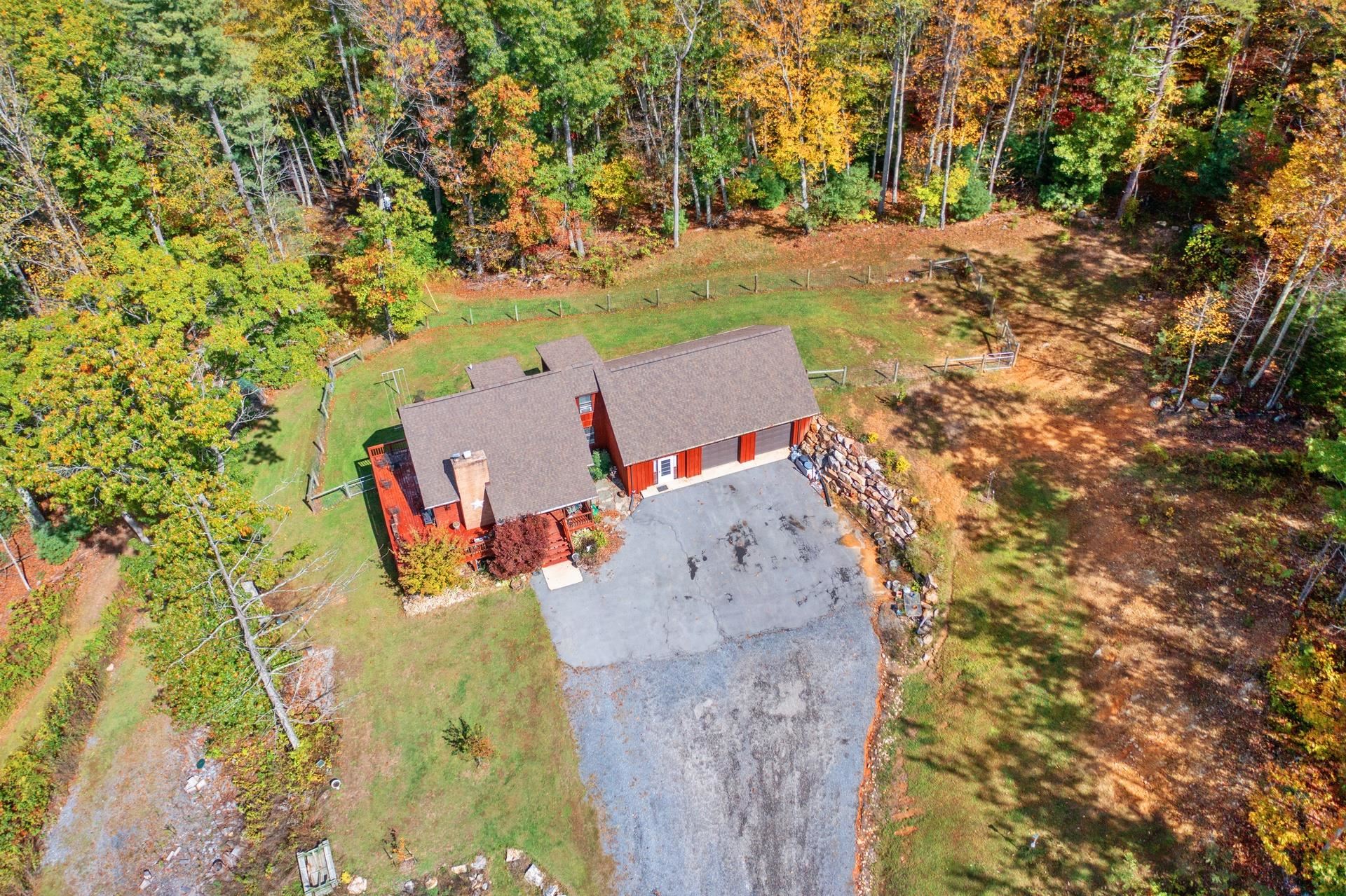 65 Cubbley Road Hot Springs, VA 24445 - Photo 37 of 56 aerial view of a house with yard
