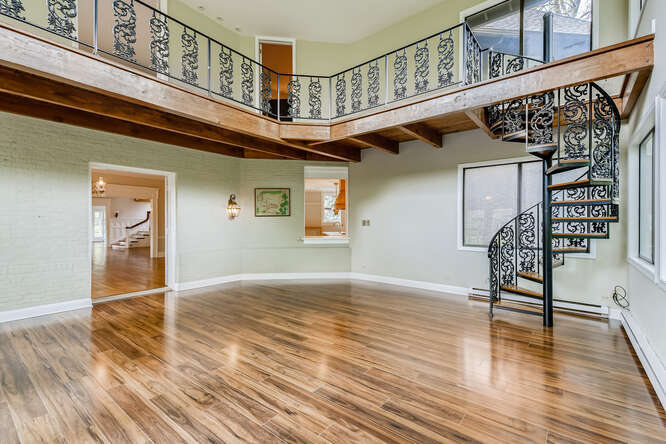 321 North Delaplaine Road Riverside, IL 60546 - Photo 24 of 52 a view of entryway and hall with wooden floor