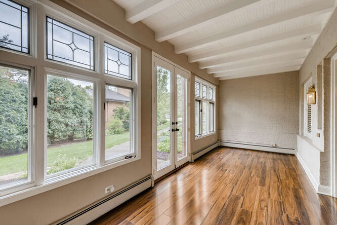 321 North Delaplaine Road Riverside, IL 60546 - Photo 28 of 52 a view of an entryway with a floor to ceiling window