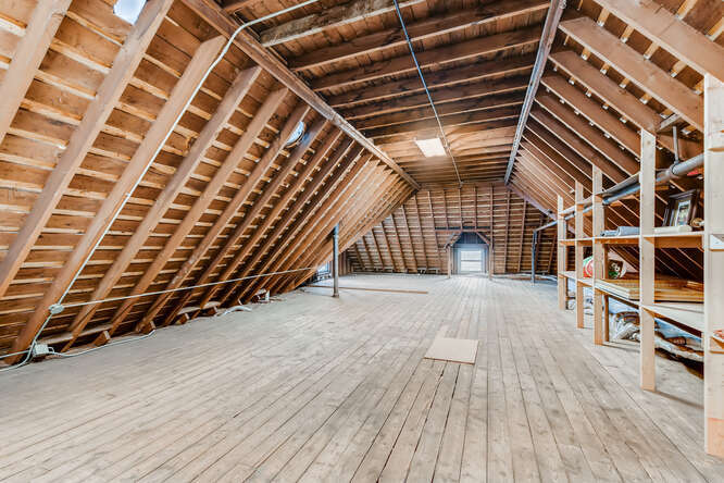 321 North Delaplaine Road Riverside, IL 60546 - Photo 48 of 52 a view of an empty room with wooden floor