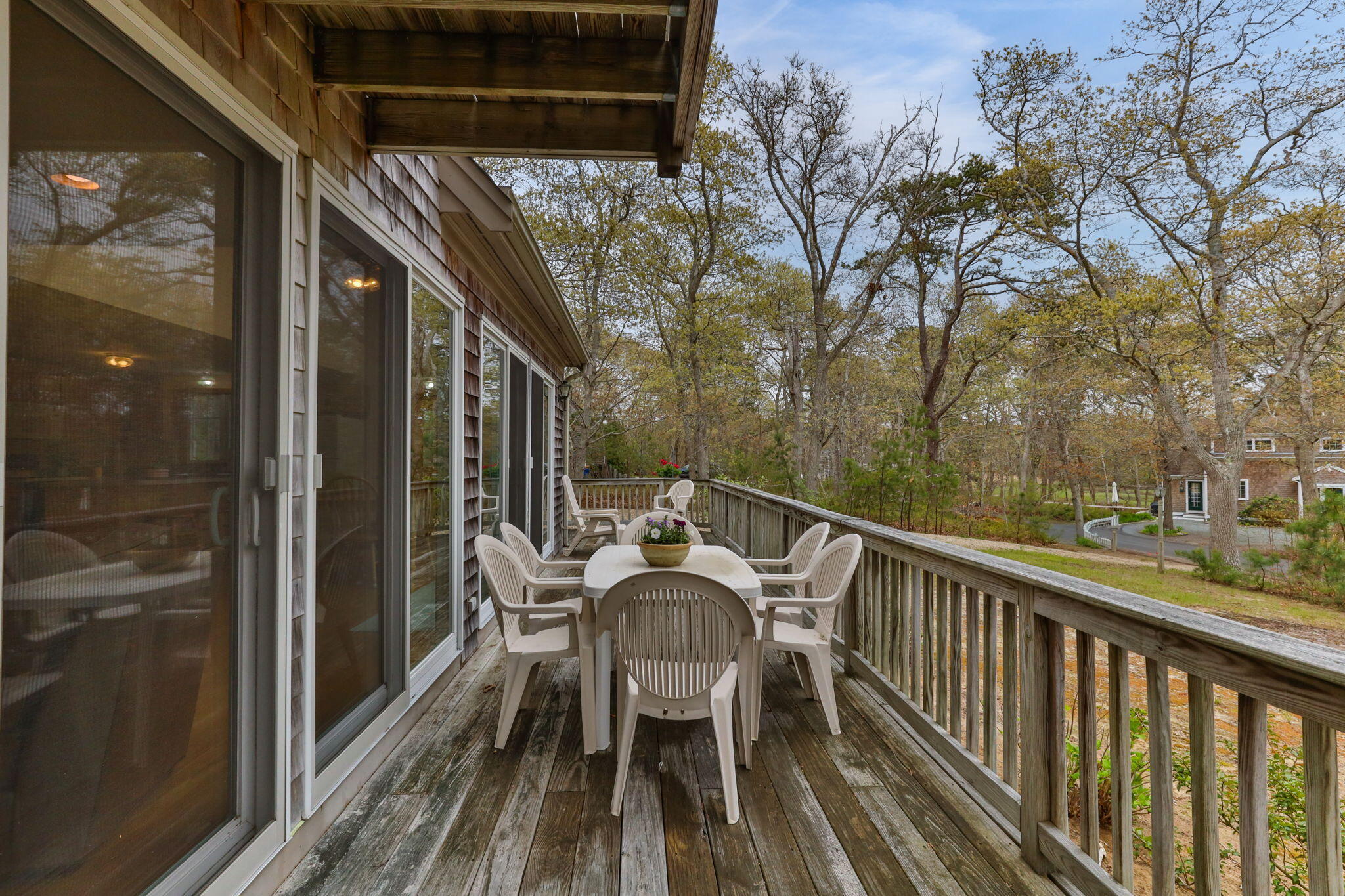285 Blue Heron Road Wellfleet, MA 02667 - Photo 11 of 31 a view of a balcony with furniture