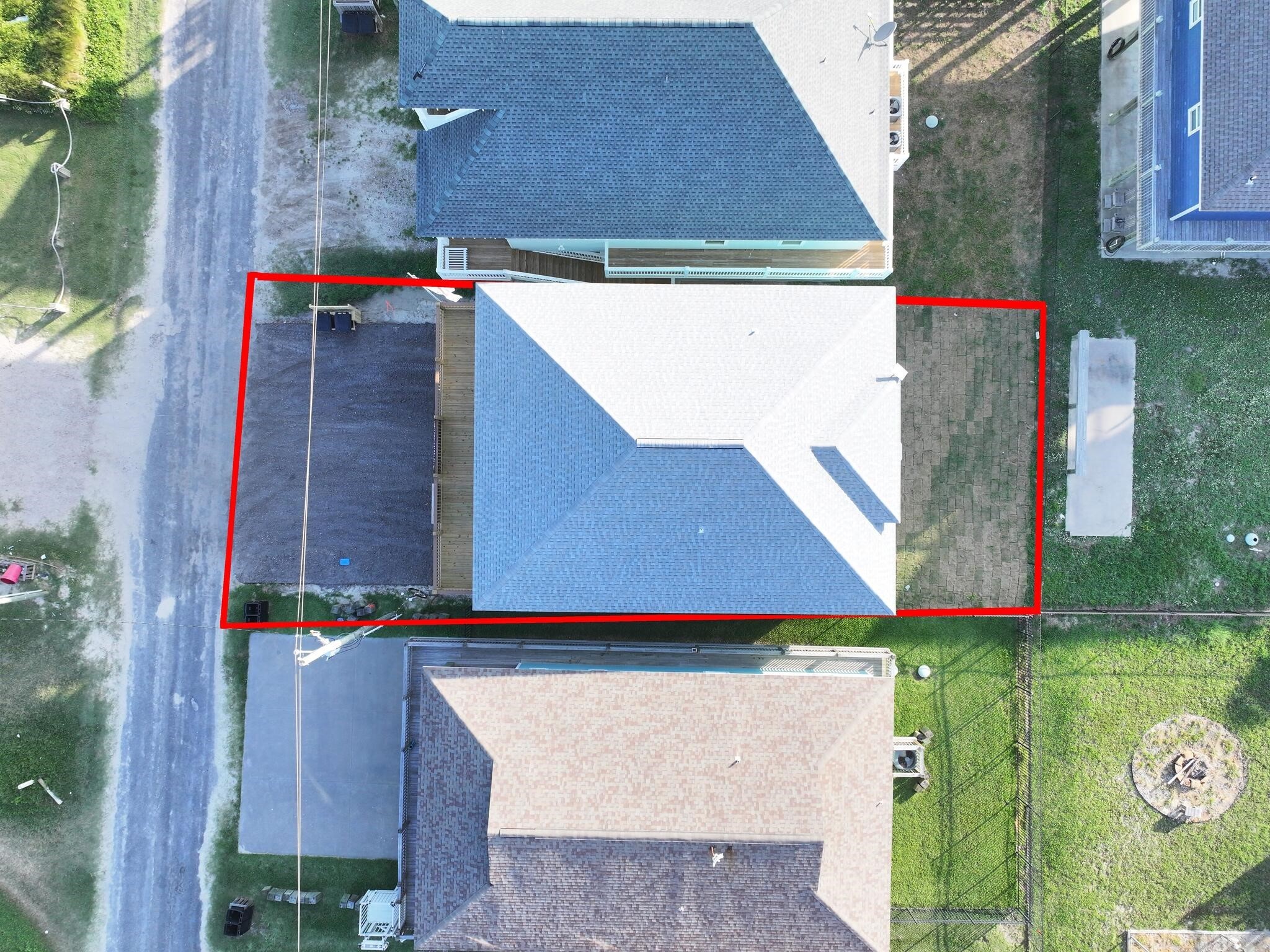 1221 Gulf Road Crystal Beach, TX 77650 - Photo 37 of 48 a bird view of a building