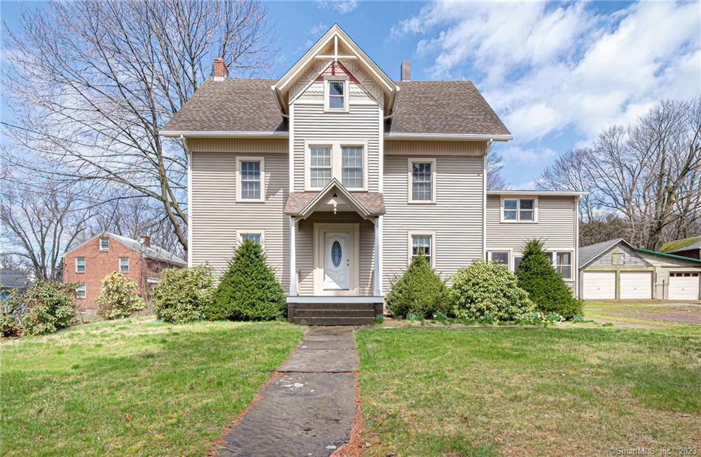 Front view of the home
