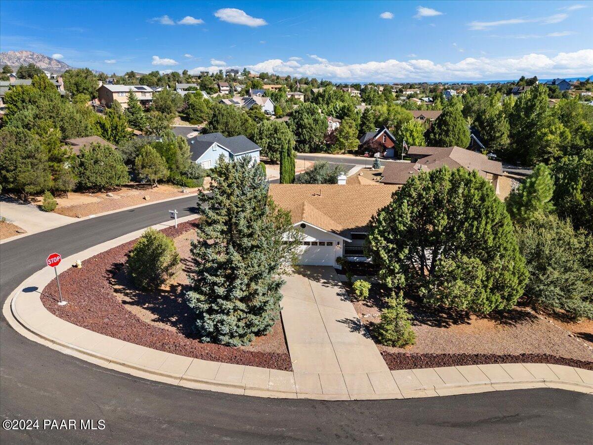 1411 Eagle Ridge Road Prescott, AZ 86301 - Photo 2 of 27 1-Aerial View Front