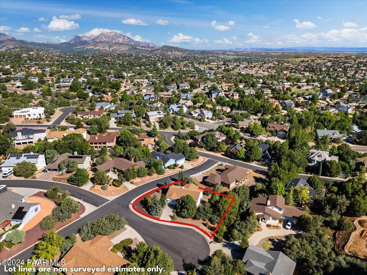 1411 Eagle Ridge Road Prescott, AZ 86301 - Photo 3 of 27 6-Aerial View Lot Lines