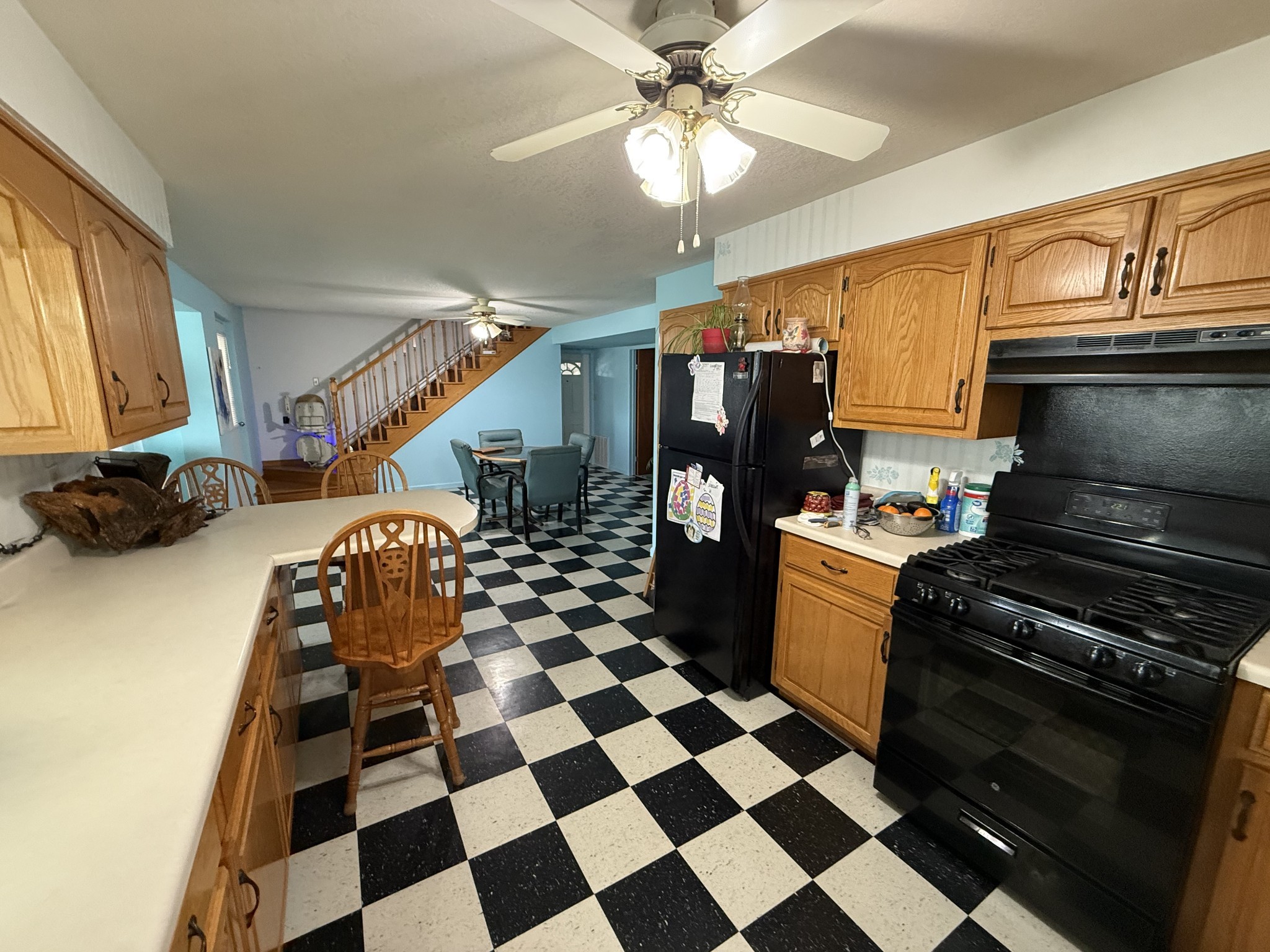 5 Carol Road Summertown, TN 38483 - Photo 19 of 60 a kitchen with a stove a sink and a microwave