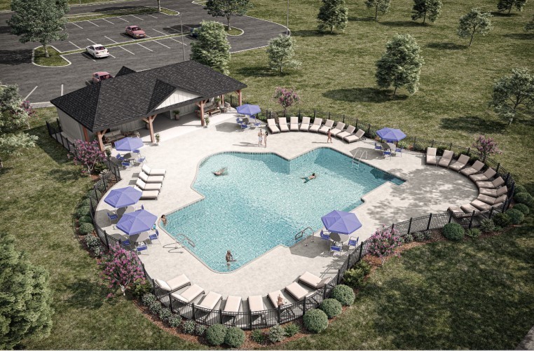 3506 Fellowship Road Columbia, TN 38401 - Photo 17 of 18 an aerial view of a house with outdoor space