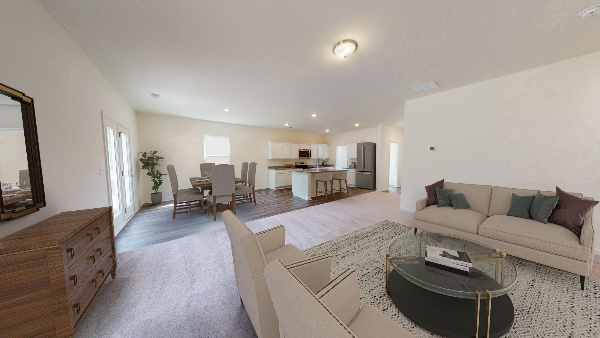 3506 Fellowship Road Columbia, TN 38401 - Photo 7 of 18 a living room with furniture and a flat screen tv