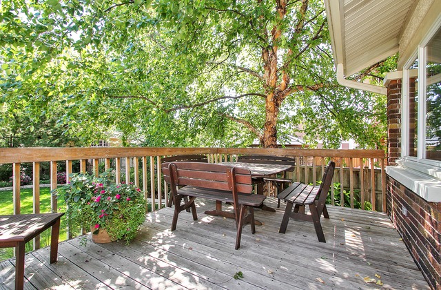 7 Wisner Street Park Ridge, IL 60068 - Photo 19 of 20 a patio with glass top table and chairs